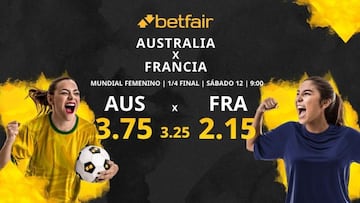 Australia vs. Francia: horario, TV, estadísticas, cuadro y pronósticos del Mundial Femenino