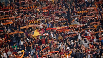 Aficionados del Roma. 