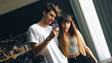 La concursante de OT2017 Aitana Oca&ntilde;a con su novio Vicente