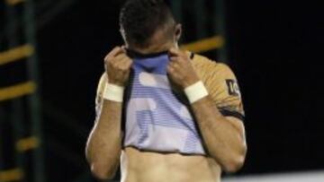 Dante López lamenta el descalabro de los Pumas ante Tapachula, el segundo en esta Copa MX.