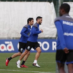 Andone y Arribas, apartados y fuera de la Copa del Rey