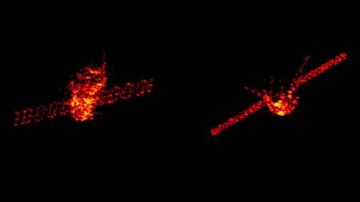 La Tiangong-1 reentrando en la atm&oacute;sfera terrestre