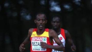 Alemayehu Bezabeh, plata en el Europeo de Cross de Hy&egrave;res (Francia). 