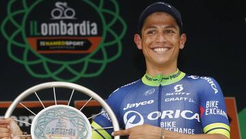 Esteban Chaves, ciclista ganador del Giro de Lombardia.