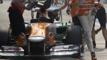 <b>DEJA EL MONOPLAZA. </b>Hulkenberg cambia Force India por Sauber para seguir creciendo.