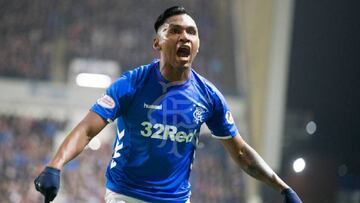 Alfredo Morelos, delantero colombiano.