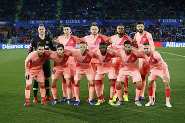 Equipo del Barcelona.