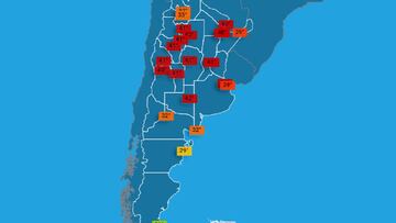 El pron&oacute;stico del Servicio Meteorol&oacute;gico Nacional (SMN) para el jueves 13 de enero de 2022.