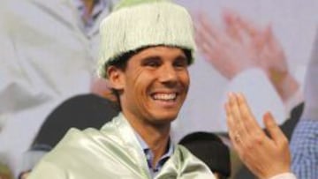 Rafa Nadal, investido Doctor Honoris Causa por la Universidad Europea.