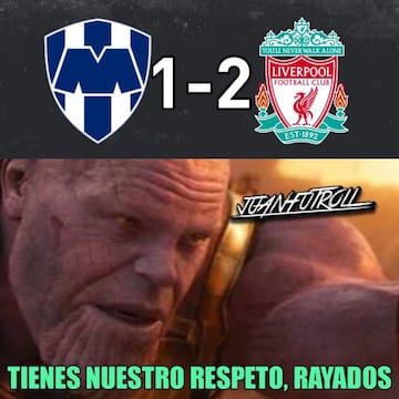 Los memes lloran la eliminación de Monterrey ante el Liverpool