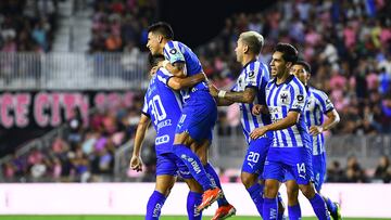 during the quarterfinals first  leg match between Inter Miami and Monterrey as part of the CONCACAF Champions Cup 2024, at Chase Stadium on April 03, 2024 in Fort Lauderdale, Miami, Florida, United States.