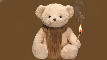 El oso de Folotoy que contaba a los niños cómo encender cerillas.