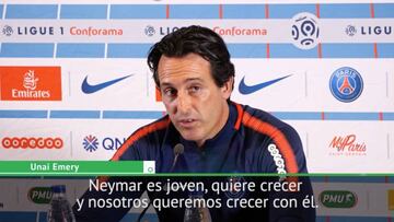 Emery desvela el plan de futuro que ha diseñado para Neymar