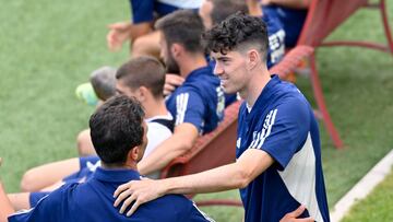 Florence (Italy), 12/06/2023.- Italian player Alessandro Bastoni during a training session of the Italian national team at Coverciano traning centre in Florence, Italy, 12 June 2023. Italy will be facing Spain on 15 June in the Nations League semi-final. (Italia, España, Florencia) EFE/EPA/CLAUDIO GIOVANNINI
