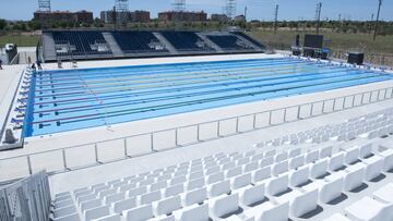 Imagen de la piscina que albergó las pruebas de Natación de los Juegos del Mediterráneo de Tarragona 2018.