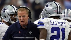 Jason Garrett hablará con Zeke Elliott por su falta de esfuerzo