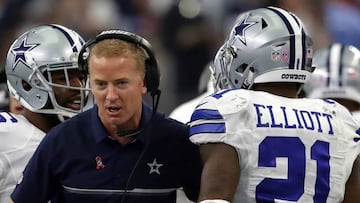 Jason Garrett hablará con Zeke Elliott por su falta de esfuerzo