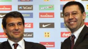Bartomeu y Laporta, en imagen de archivo.