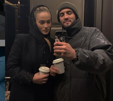 Hasta hace no mucho tiempo le vimos con la camiseta del Real Madrid, aunque Mateo Kovacic se ha convertido en Londres en padre junto al amor de su vida, Izabel Andrjanic.