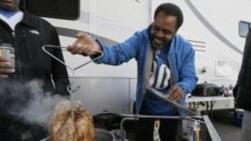 Pavo y Detroit Lions, seguro que hablamos de Acción de Gracias.