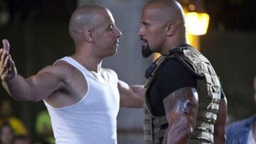 Tensi&oacute;n entre Vin Diesel y Dwayne Johnson durante la grabaci&oacute;n de Fast and Furious 8.