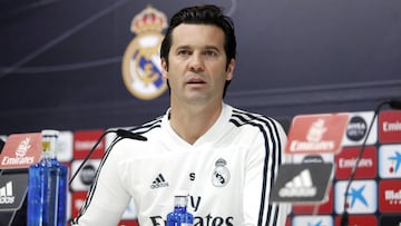 Solari: "Bale tiene el foco en el partido, como los demás"