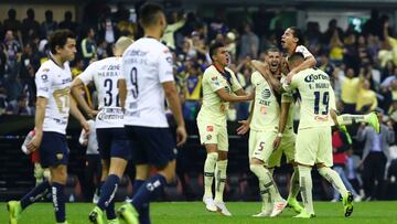 Clásico Capitalino: el once de Pumas en la humillante derrota de 6-1 contra América