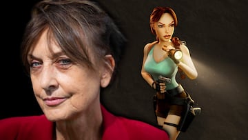 François Cadol como Lara Croft
