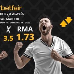 Deportivo Alavés vs. Real Madrid CF: horario, dónde ver, pronósticos y clasificación