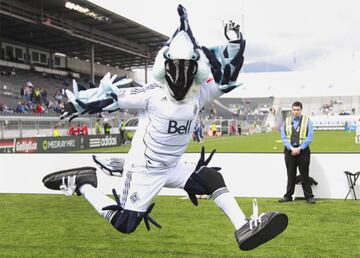 Spike, mascota de los Whitecaps.