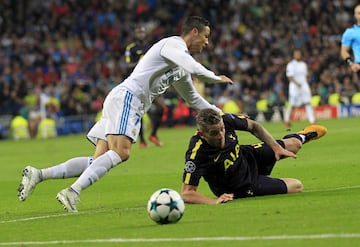 Cristiano Ronaldo y Alderweireld. 