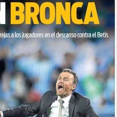 Sport: Gran bronca de Luis Enrique al equipo en Sevilla