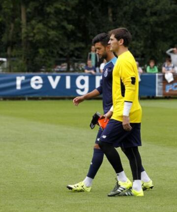 Primera sesión de Casillas con el Oporto