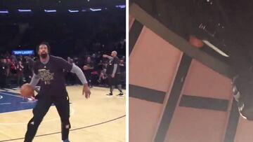 ¿Fake o no? DeAndre Jordan tira el balón... ¡y lo encaja en el marcador!