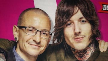 Chester Bennington, el que fuera líder y vocalista de Linkin Park, y Oliver Sykes, el líder vocalista de la banda "Bring Me The Horizon".