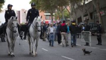 Seguridad en los alrededores de Vallecas.