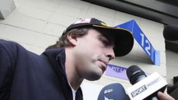 <b>CALMA.</b> Alonso rehuye entrar en polémicas con Massa.