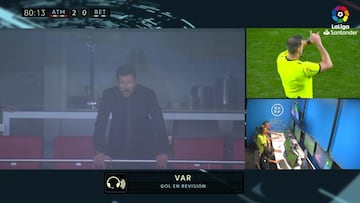 Si alguién se pregunta qué es el cholismo que vea lo que hizo Simeone tras el gol de João