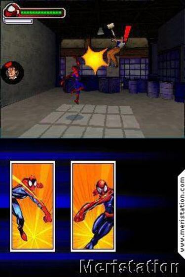 Ultimate Spider-Man fotografiado en Nintendo DS