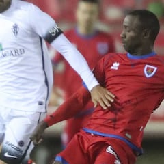 Pape Diamanká terminó el entreno con normalidad