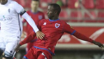 Pape Diamanká terminó el entreno con normalidad