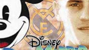 Iker Casillas y Mickey Mouse.