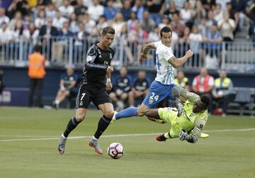 0-1. Cristiano Ronaldo marcó el primer gol.