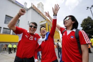 Las mejores imágenes de la previa del Ecuador - Chile