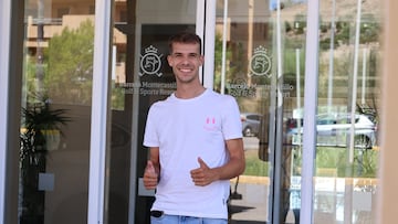 Ander Yoldi, a su llegada a Córdoba.