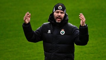 José Alberto, entrenador del Racing.