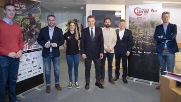 Imagen del acto de presentación de La Rioja Bike Race.