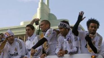 Apoteosis blanca en Cibeles