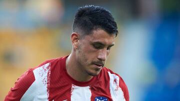 Giménez, con el Atlético.