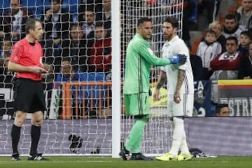 Keylor Navas y Sergio Ramos.